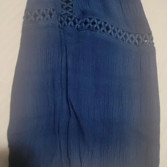 Women's Blue Top Size L - Picture 5 of 5